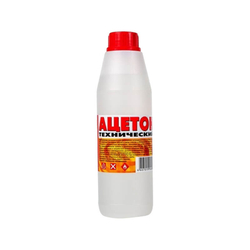 Ацетон технический 0,4кг/0,5л Вершина СПБ