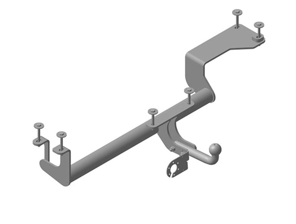 Фаркоп для Волга 2410, 31029, 3110, 31105 1986-2009 Тип шара: A. Нагрузки: 1200/75 кг, GAZ-08
