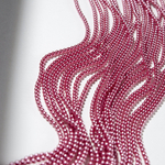 Хрустальный жемчуг, оттенок "Metalic Pink", шар 3,1мм, улучшенное покрытие