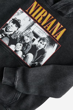 H&M Толстовка с капюшоном, угольный