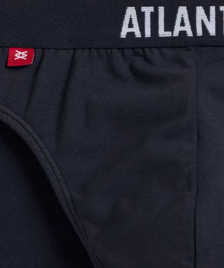 Трусы (5шт) мужские слипы спорт ATLANTIC, 5SMP-004, голубой + темно-синий + светло-голубой + темно-голубой + голубой