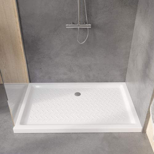 Поддон для душа прямоугольный керамический RGW CR (Глубина 35) (800x1200)