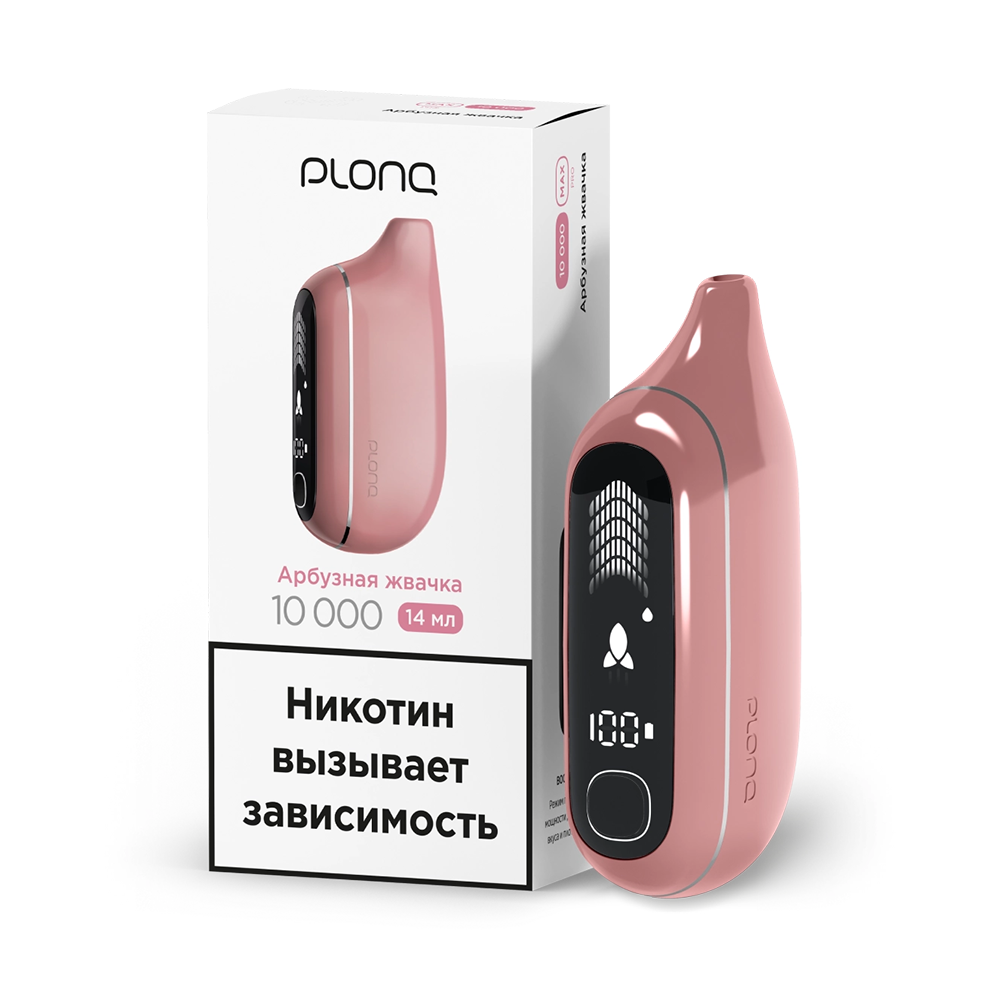 Plonq Max Pro - (Арбузная жвачка) 10000 затяжек