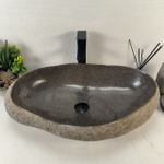 Раковина из речного камня RS-65270 65*40*15 0863