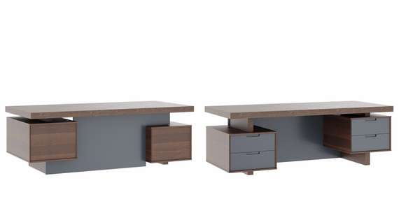 Стол письменный с тумбами малыми