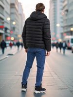 Куртка еврозима чёрная С23-2095