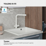 Мойка TOLERO R-111 белый №923