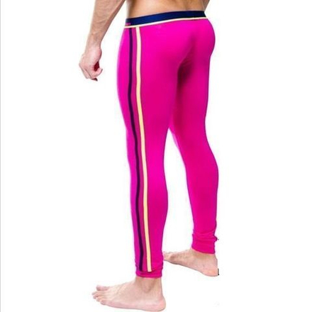 Мужские легинсы розовые Andrew Christian Long John Glow  Pink    AC89