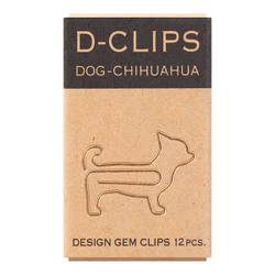 Midori D-Clips Dog-Chihuahua 43346-006 - купить скрепки с доставкой по Москве, СПб и России