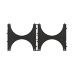 Держатель расстояния (кластер) для двустенных труб, д.110мм, двойной