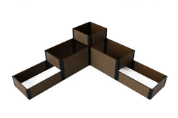 Доска грядочная Holzhof 300*30*2950мм, тиснение 3D