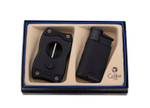 Подарочный набор зажигалка и каттер, Evo, черный GS520C01
