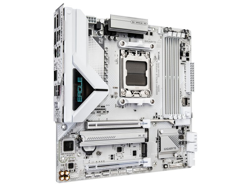 Материнская плата Gigabyte B850m Eagle Wifi6e Ice, Socket AM5, AMD B850, mATX, RTL