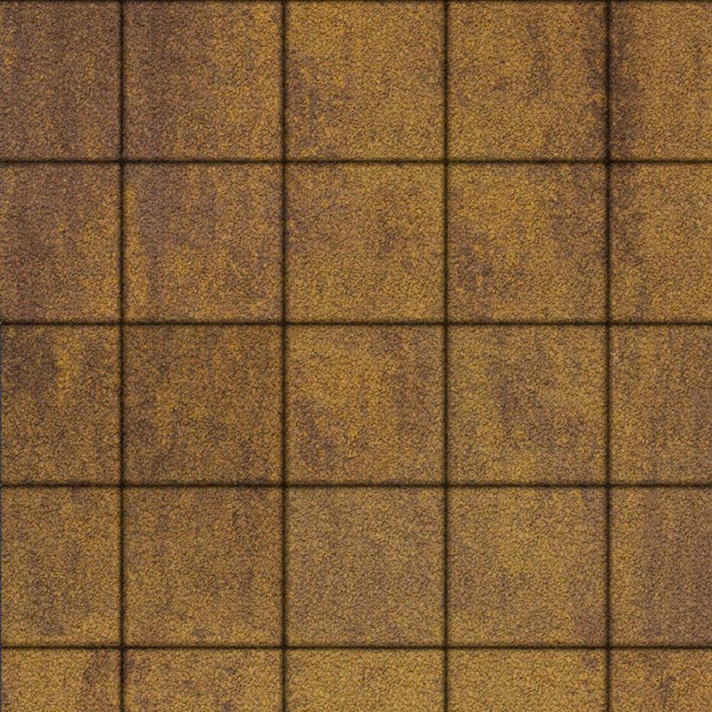 Тротуарная плитка КВАДРАТ 200х200 мм - Листопад гранит Янтарь