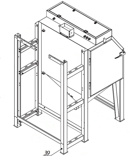 Опора правая для cab-110, артикул 80300051