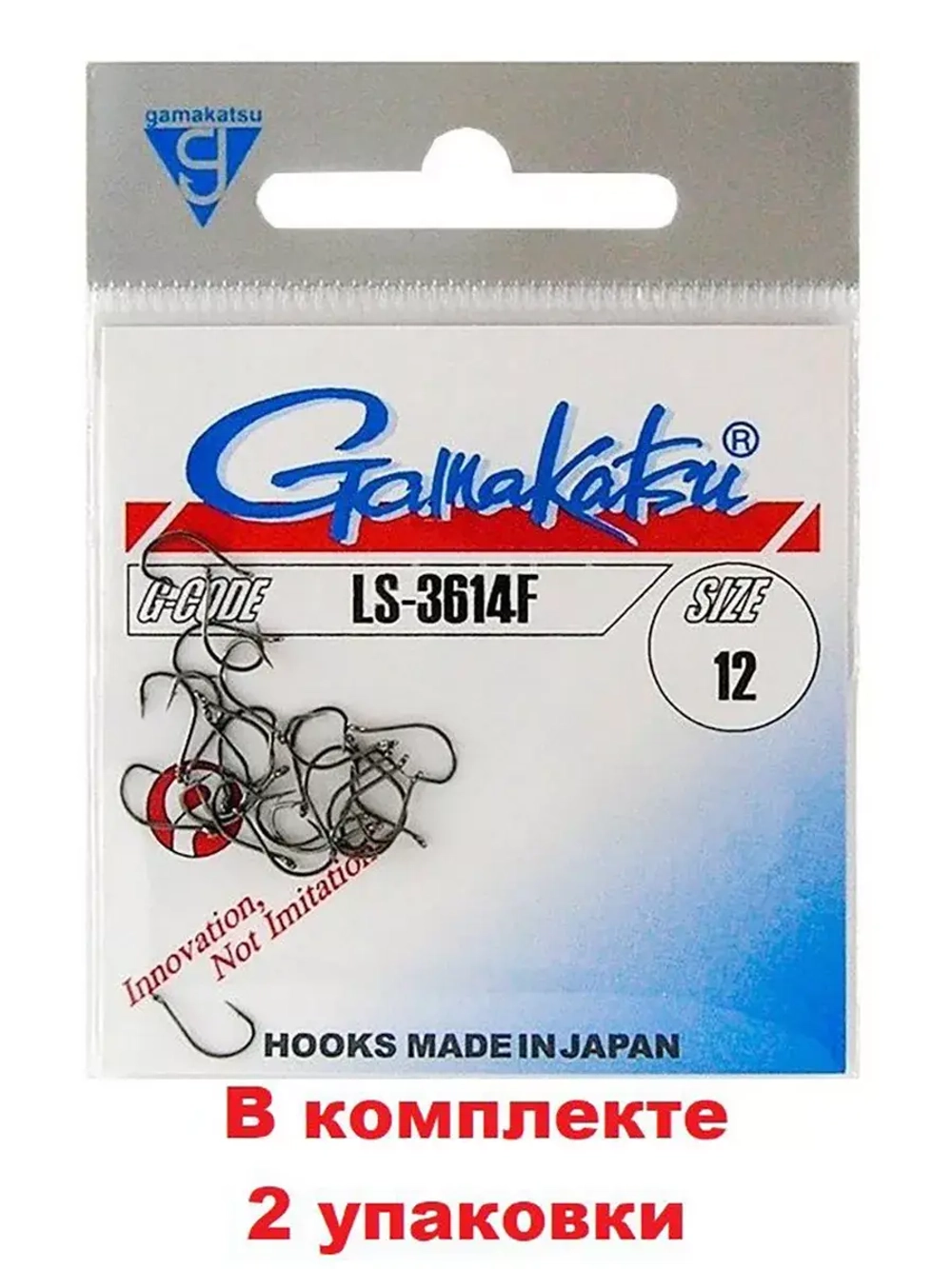 Крючок рыболовный LS-3614F №12 ( упк по 25шт)