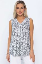 Блуза Данита (черно-белая) Б13778-16М LT Collection