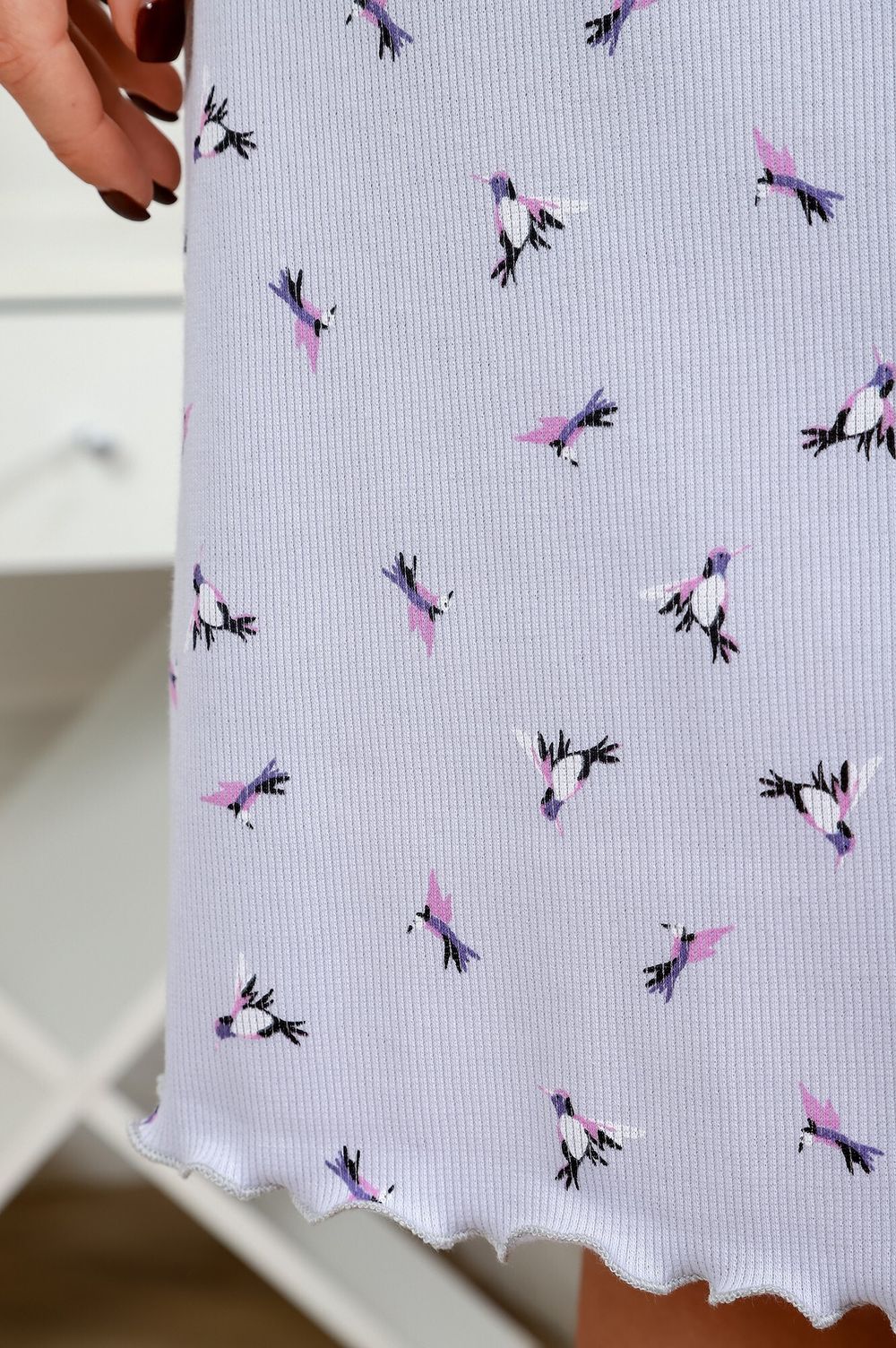 Ночная сорочка Амалия-6 Виотекс СЕРЫЙ