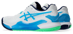 Теннисные кроссовки Asics Gel-Resolution 9 - white/digital aqua