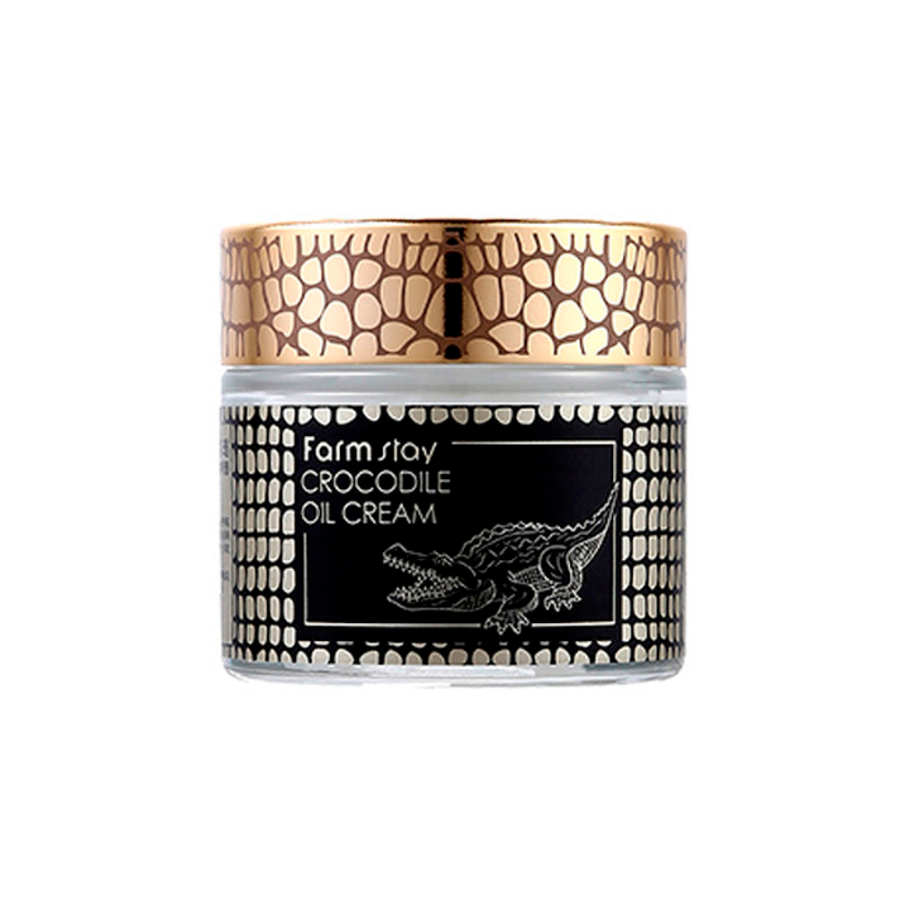 Крем питательный с жиром крокодила FarmStay Crocodile Oil Cream 70мл