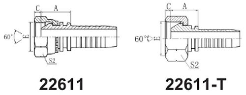 Фитинг DN 06 BSP (Г) 3/8