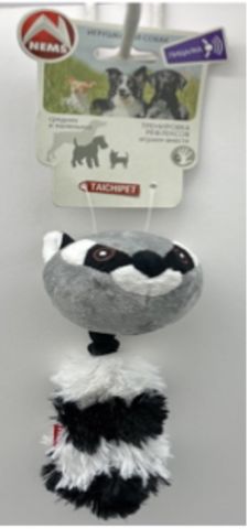 NEMS игрушка енот 2 пищалки