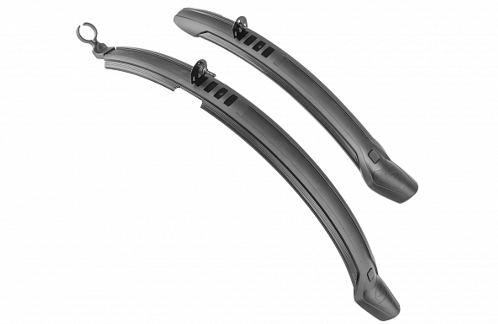 Крылья 26" быстросъемные XH-B267 пластиковые чёрные, в инд. упак.