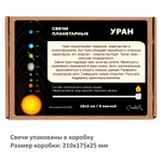Свечи планетарные / УРАН - 18х2 см