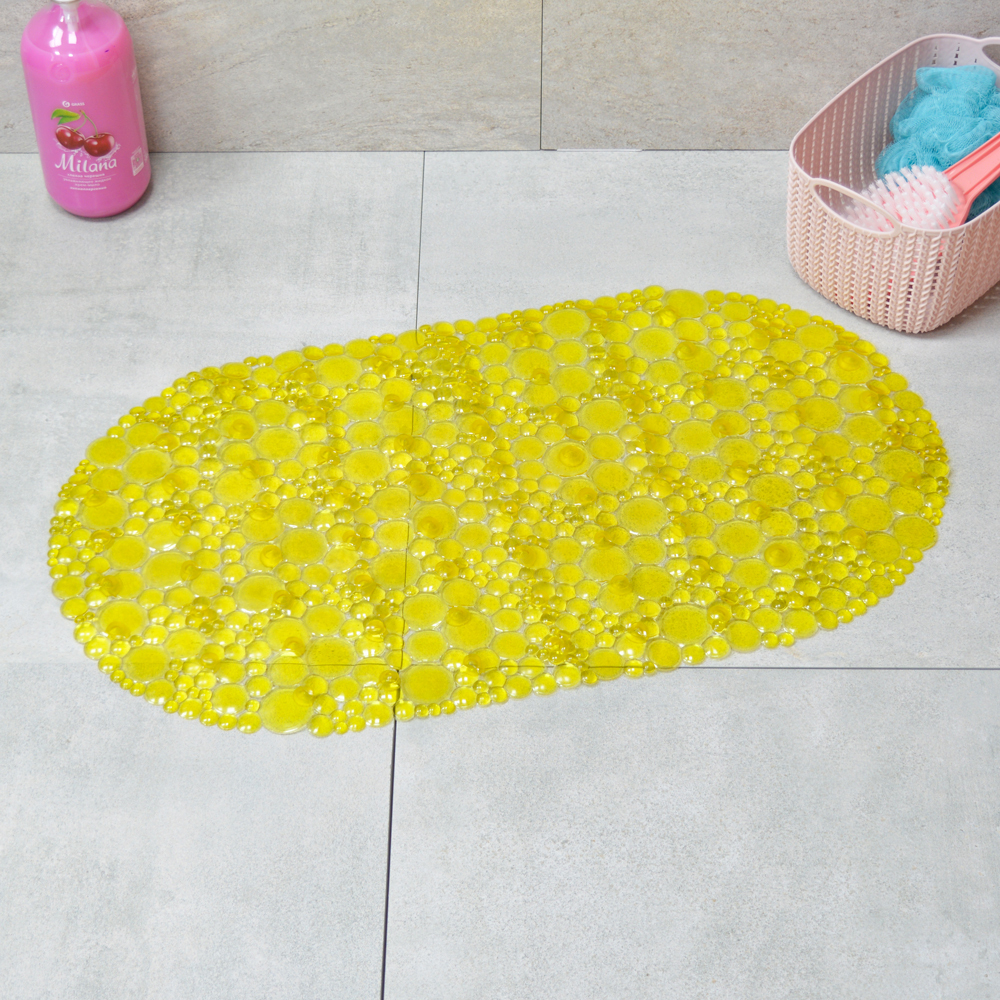 Коврик AQUA-PRIME Линза 67*38см (желтый)