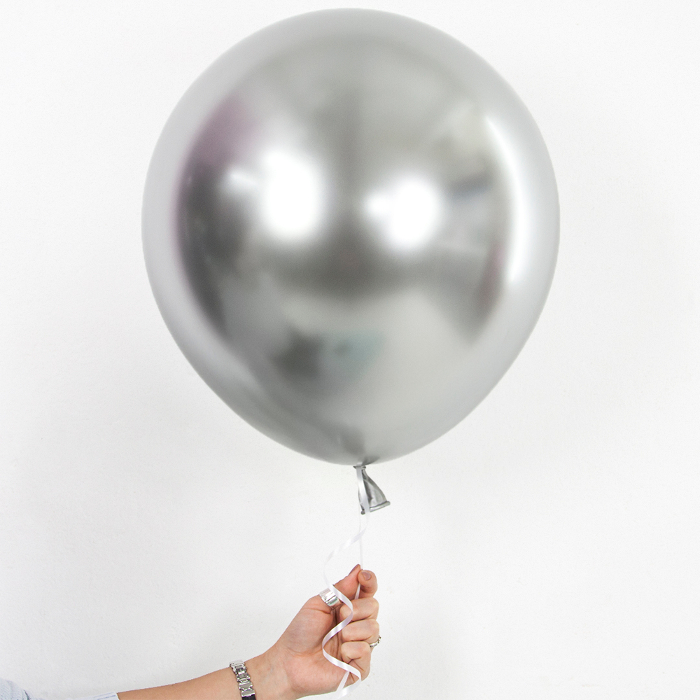 Шар 18" хром серебро, (Зеркальные шары) / Reflex Silver 981