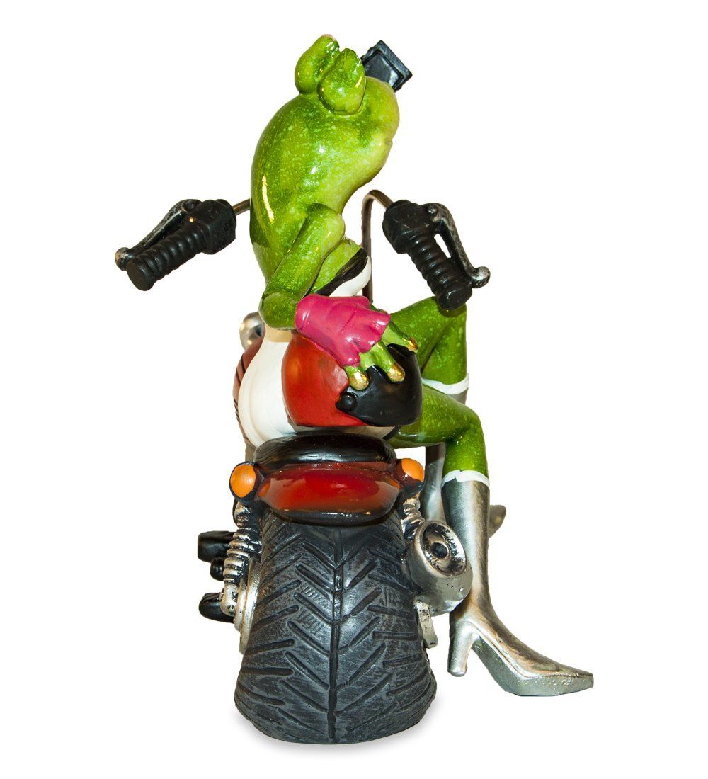 GAEM Art MN-240 Фигурка «Лягушка - селфи на мотоцикле»