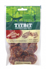 TitBit лакомство для собак Нарезка Палермо колбасный двор 80 гр.