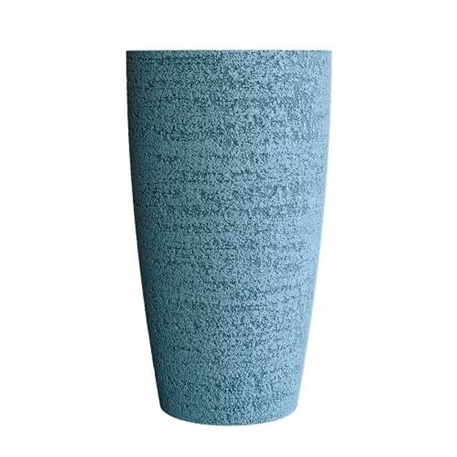 Кашпо Concretika Conus D40 H80 Erosia Blue