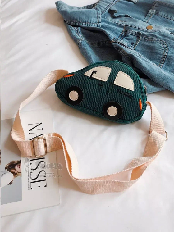 Сумка игрушка детская сумочка машинка через плечо маленькая