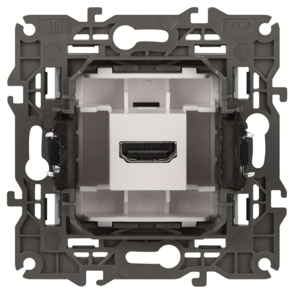 Розетка ЭРА Elegance 14-3114-01 HDMI IP20 белый