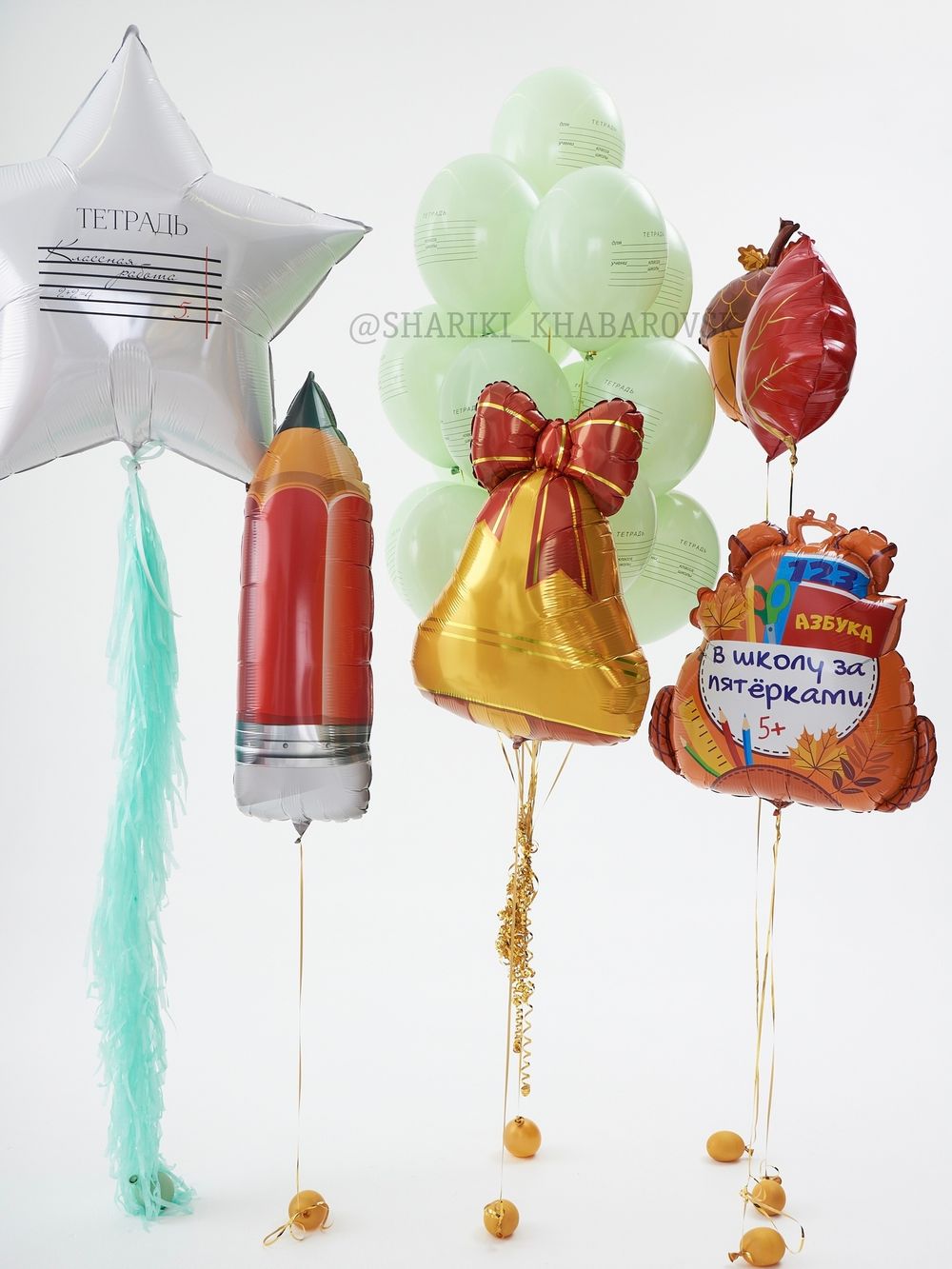 Воздушные шары на 1 сентября №1/56 