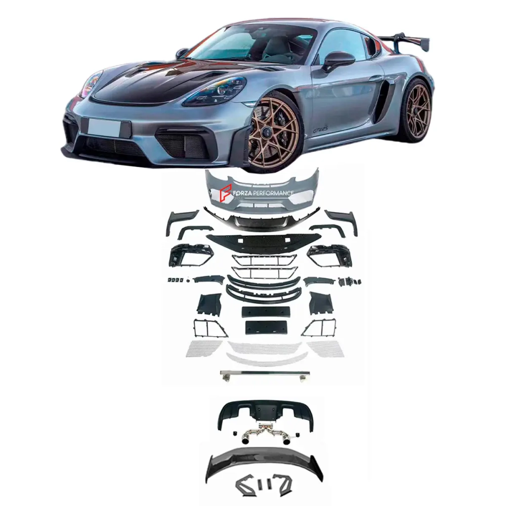 Обвес переделка в GT4RS для Porsche 718 982 Cayman/Boxster 2016+ Порше
