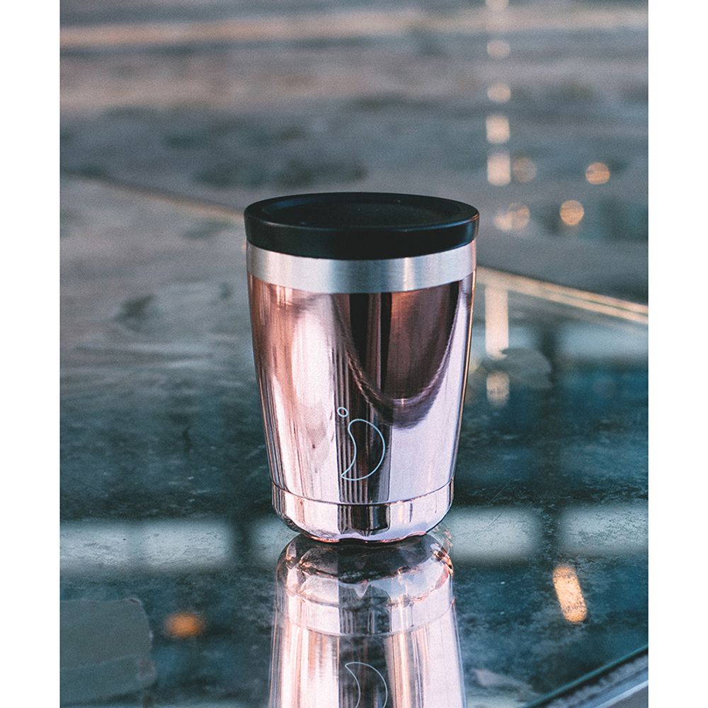 Chilly&#39;s Bottles Термокружка Coffee Cup 340 мл Сhrome Rose Gold