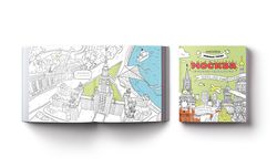 Раскраска-путеводитель «Москва», любимые города