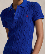 Футболка-поло с косичкой от Polo Ralph Lauren