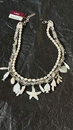 Колье Nature Bijoux, Les Cyclades, с горным хрусталем, жемчугом и перламутром, NB25.2-15-43554 (белы