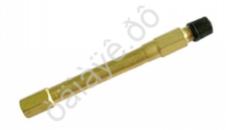 Наконечник-Удлинитель вентиля колеса прямой 140мм, металл м4615