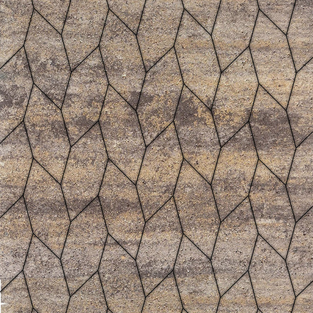 Тротуарная плитка СКОШЕННЫЙ ШЕСТИУГОЛЬНИК - Искусственный камень Доломит