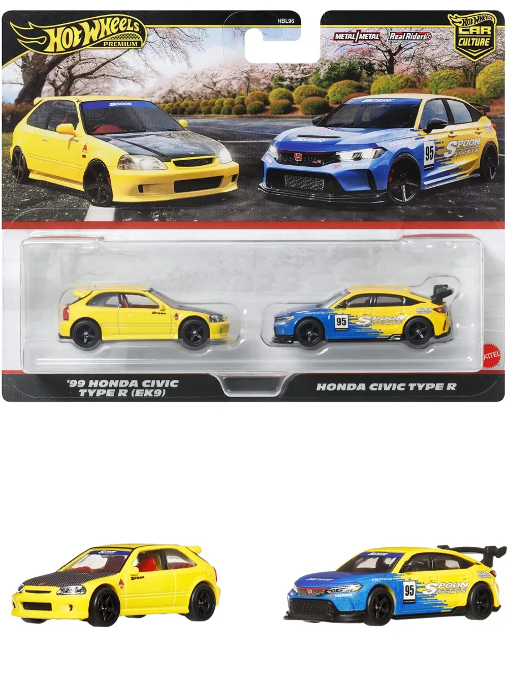 Набор Хот Вилс Премиум Car Culture Honda HBL96 JBL00