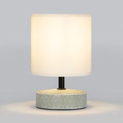 Настольная лампа Rivoli Eleanor 7070-501 1 * Е14 40 Вт керамика бежевая, белая | Rivoli