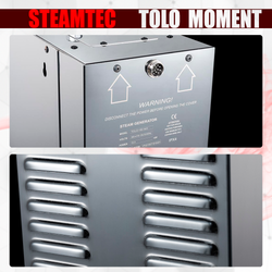 Steamtec TOLO MOMENT 150 - 15 кВт парогенераторы для хамама и турецкой бани / Серия PLATINUM со встроенной музыкой, пультом на 9-ти языках и возможностью монтажа без термодатчиков