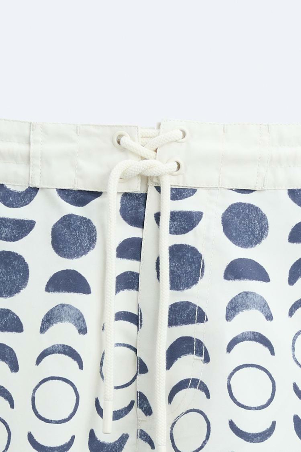 ZARA ПЛАВКИ С ГЕОМЕТРИЧЕСКИМ ПРИНТОМ, ЭКРЮ