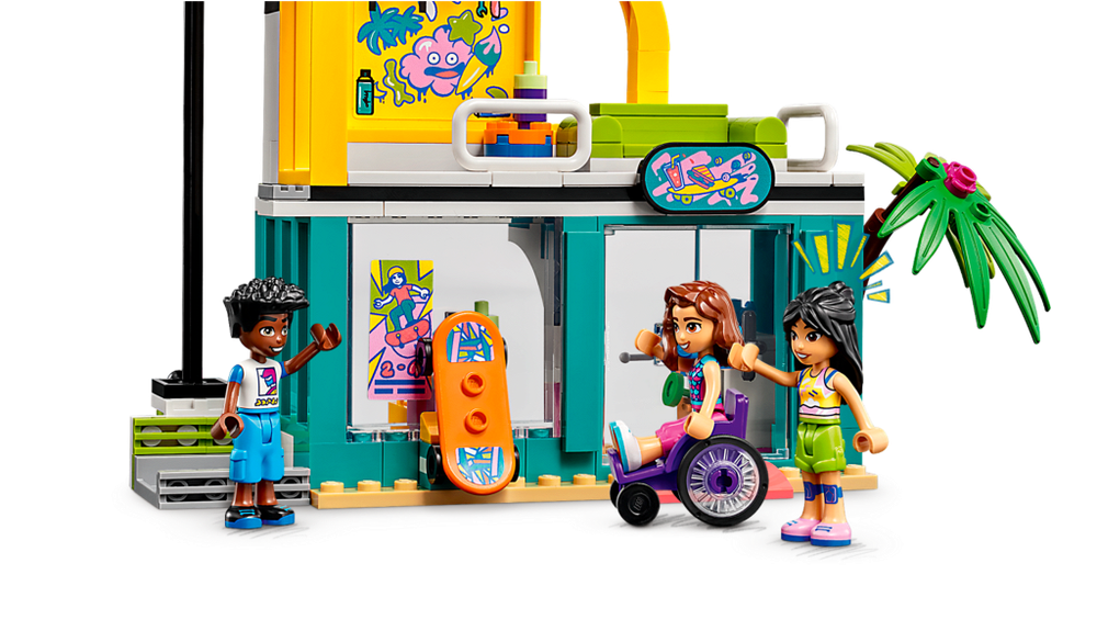 LEGO Friends 41751 — скейт-парк, игровой набор с рампами и персонажами