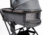 Детская коляска Peppy Tecla 3 в 1 Shadow Antrazit Chrome Edition (Графитовый)