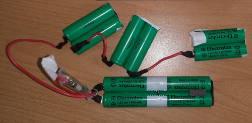 Блок аккумуляторов AA для пылесоса Electrolux и др. НЕ ПОСТАВЛЯЕТСЯ